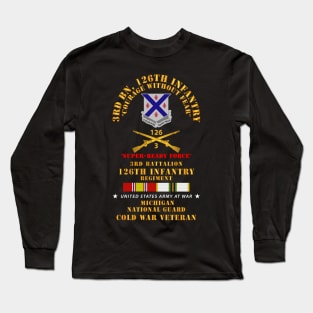 3rd Bn 126th Infantry - SRF - MI ARNG  w COLD SVC Long Sleeve T-Shirt